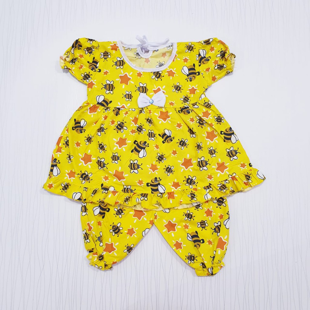 Setelan Baby 0-12 Bulan / Baju Anak Bayi Perempuan / Dress Baby / Baby Alicia