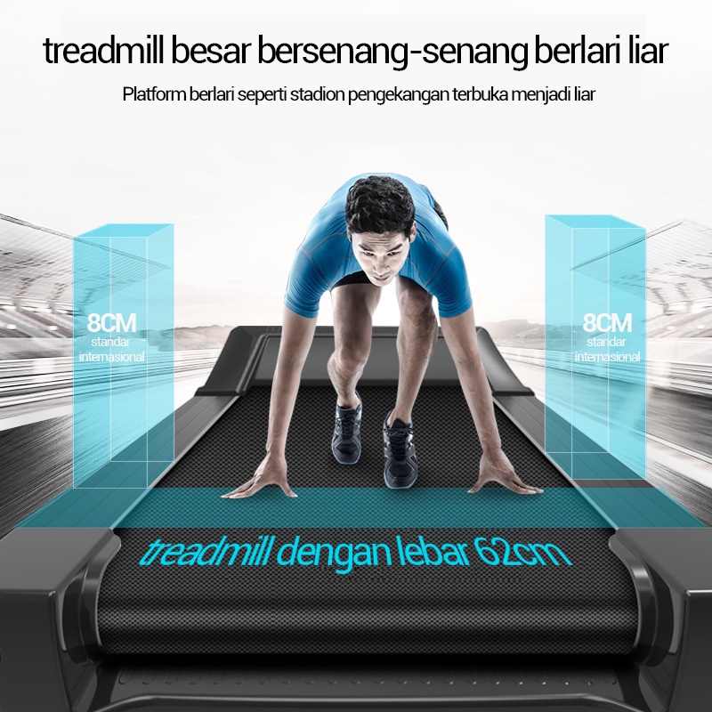 Sport Treadmill Elektrik Alat Olahraga Fitness Latihan Gym Equipment Running Machine Multifungsi