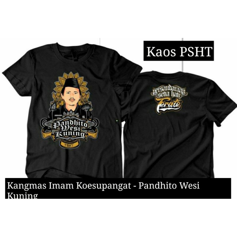 Kaos PSHT Terate Pandhito Wesi kuning