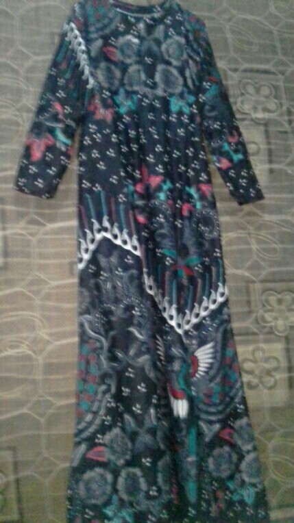 Ms Gamis Batik Sriwedari Maxi Katun Bumil Allsize Dan Jumbo