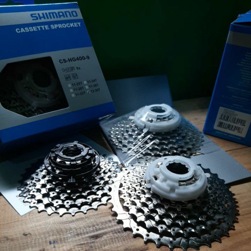 Sprocket cassete 9 speed shimano HG400-9 HG201-9
