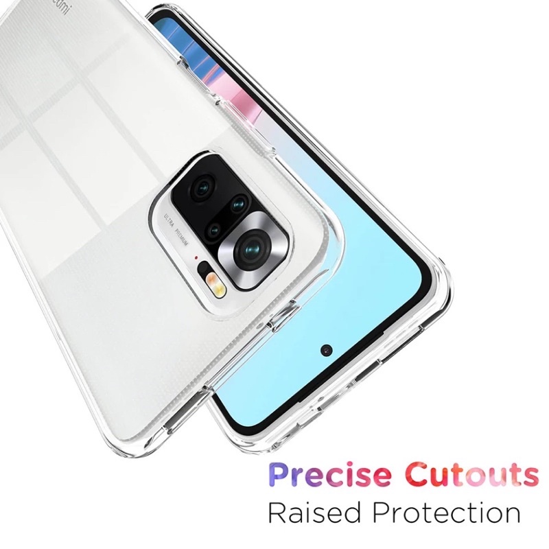 CC- COVER CASE CASING SOFTCASE TPU BENING XIAOMI REDMI NOTE 10 10S 10 PRO MAX 9 9S 9 PRO MAX 4G 5G CLEAR CASE JELLY SILICON TRANSPARAN Bahan tebal Clear Case CC