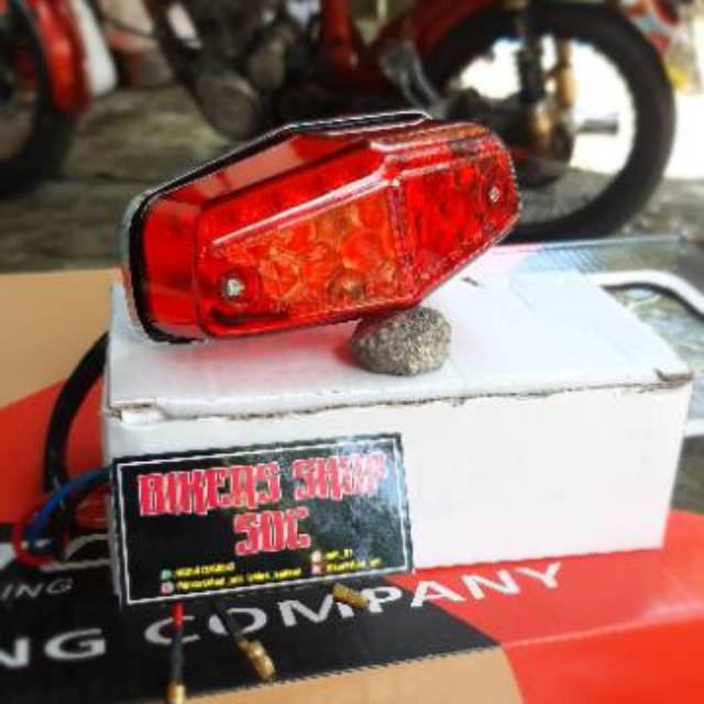 stoplamp BSa lampu belakang model BSA Led import taiwan termurah