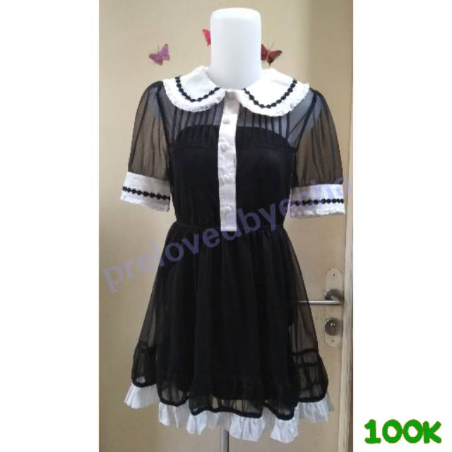 Black Bodyline Lolita Dress