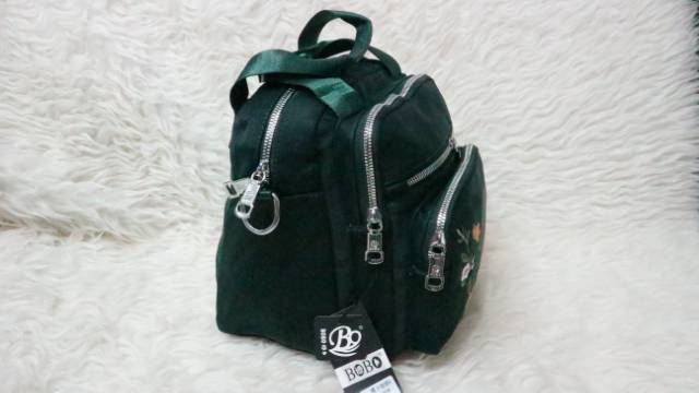 TAS WANITA IMPORT BOBO 6696 3IN1 JINJING SELEMPANG RANSEL