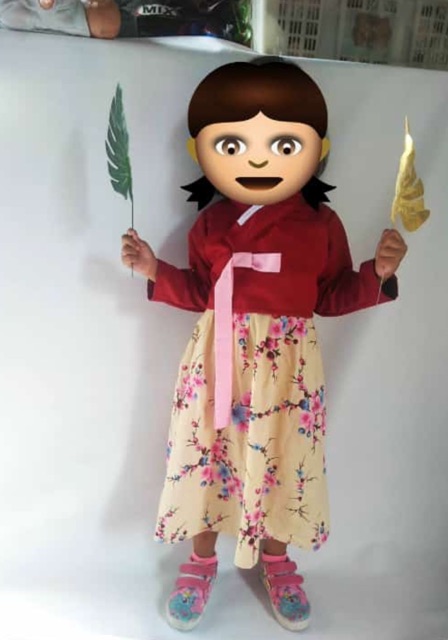 Gamis cardi hanbok usia 3-10 tahun hanbook nablfashion