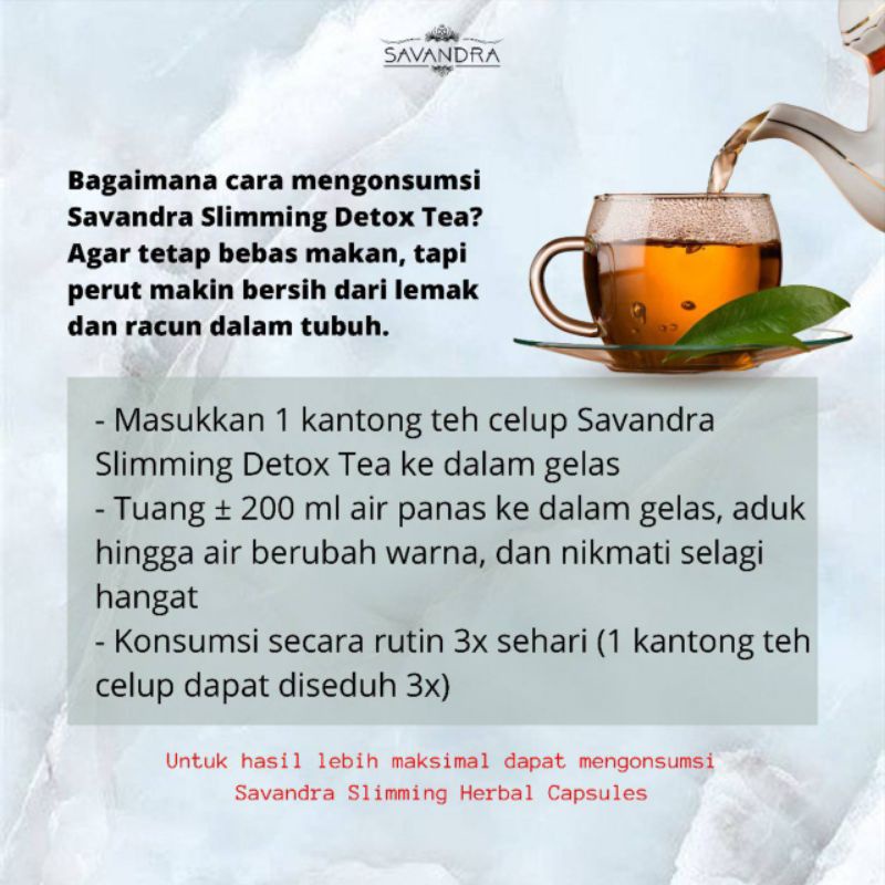 MIXED UP | Savandra Sliming Detox | Teh pelangsing