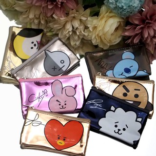  Dompet  Koin  Mini HOLOGRAM TEBAL HIGH QUALITY BT21 Tempat 