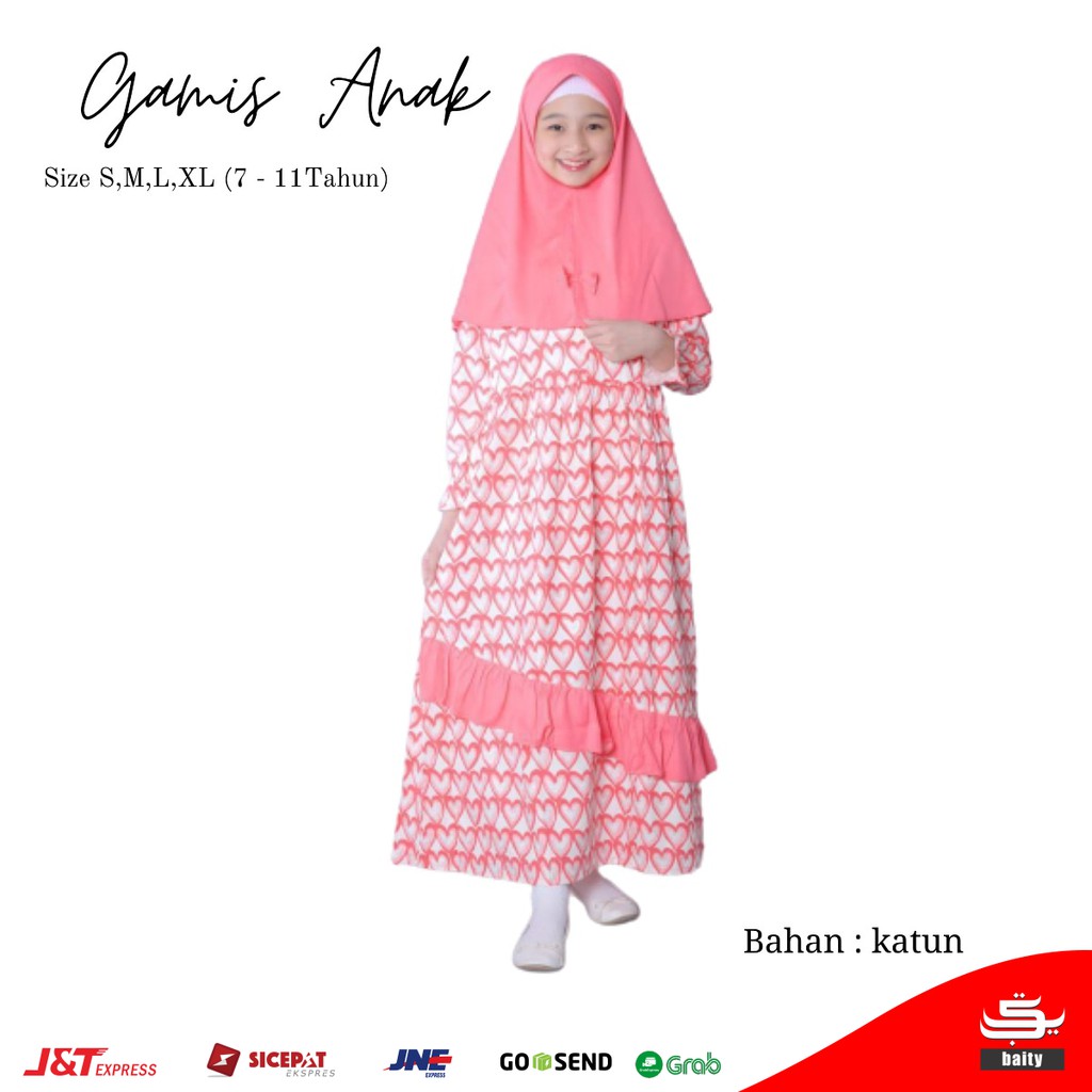 Baju Gamis Anak Tanggung ABG Perempuan Murah