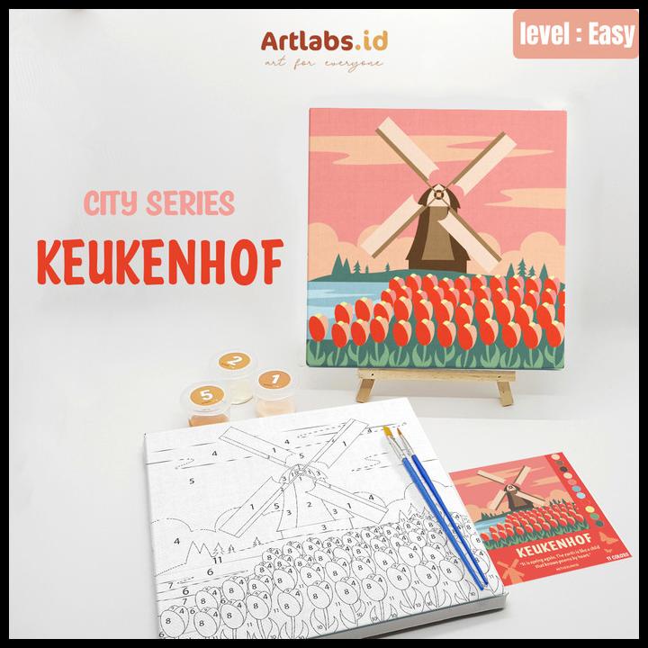 

Keukenhof - Paint By Number 11 Color [City Series] | Painting Kit