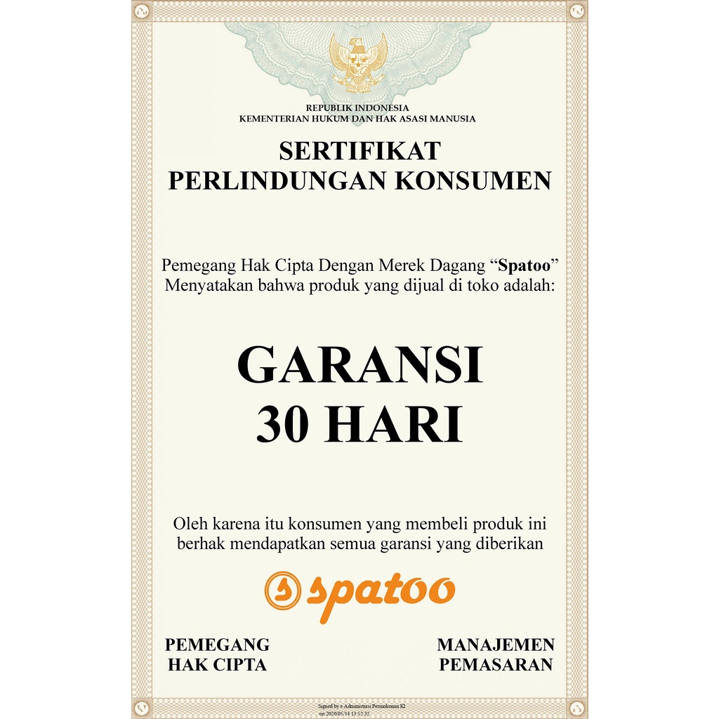 KULIT SAPI ASLI - Garansi Uang Kembali - Sepatu Selop SPATOO SL01 Untuk Acara Formal Dan Santai