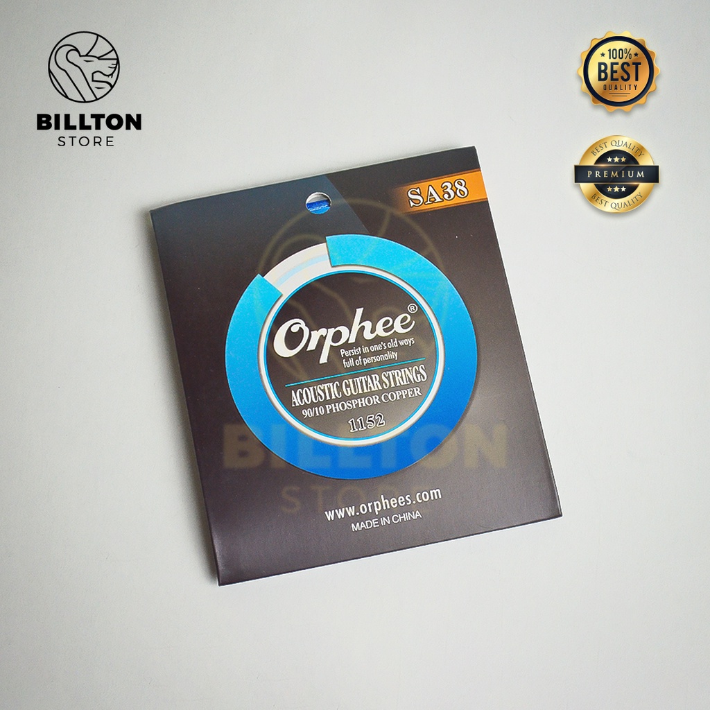 Senar String Gitar Akustik ORIGINAL Orphee Phospor Copper Acoustic Guitar Strings