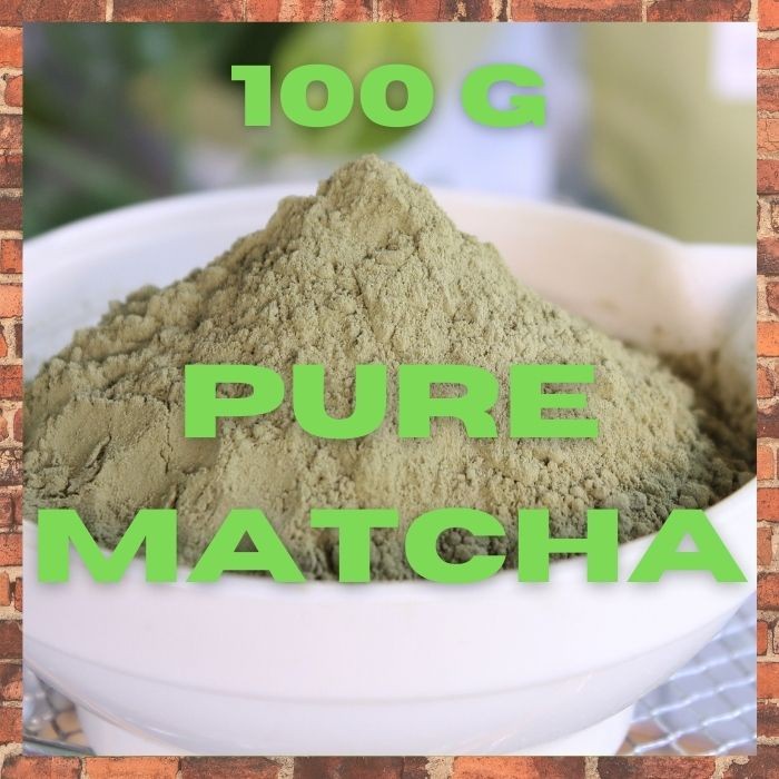 

B062 Bubuk Matcha Asli+Halal Mui 100% Pure Matcha Powder , Kemasan 100 G g054S