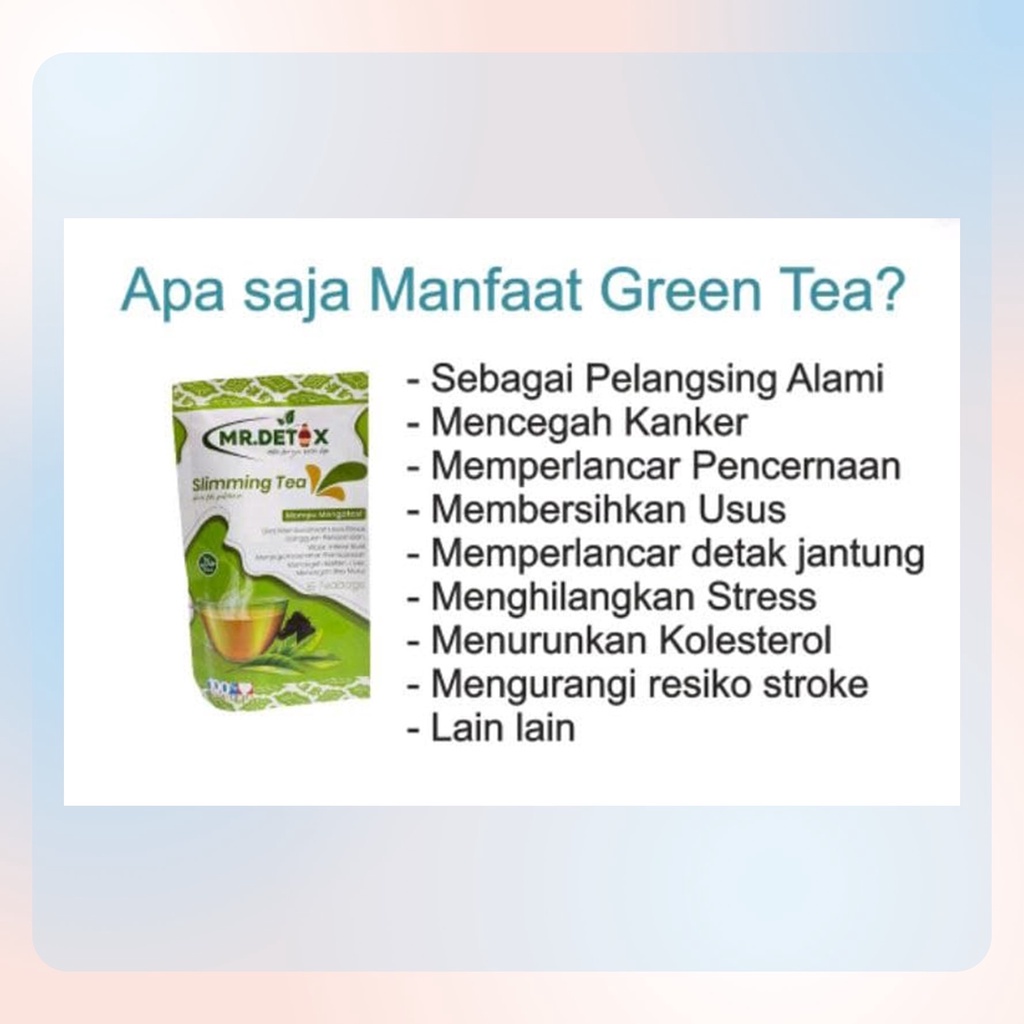 

Teh Minuman Diet Pelangsing Tea Detoks