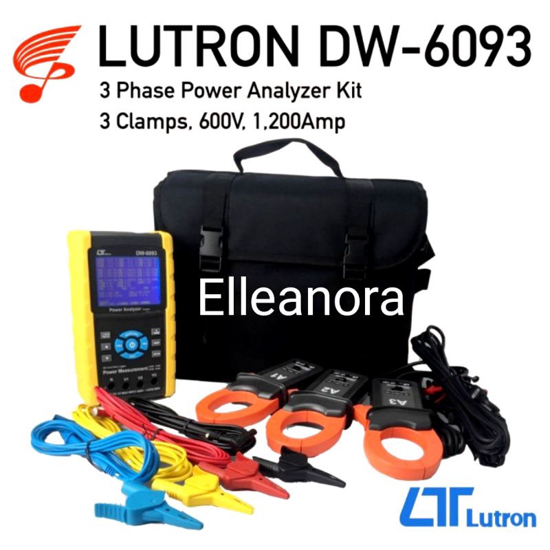 3 Phase Power Analyzer Lutron DM-6093 Original