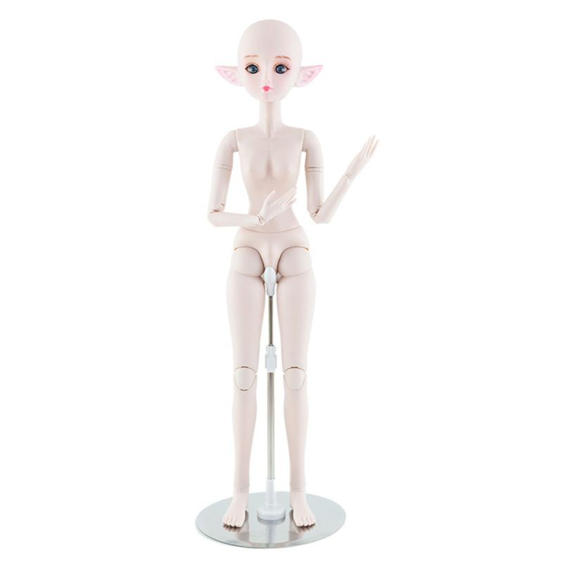 Mary 1pc Silver 1/3 1/4 Bjd dolls Display Stand Holder 60cm 50cm SD Bjd Dolls ACCess