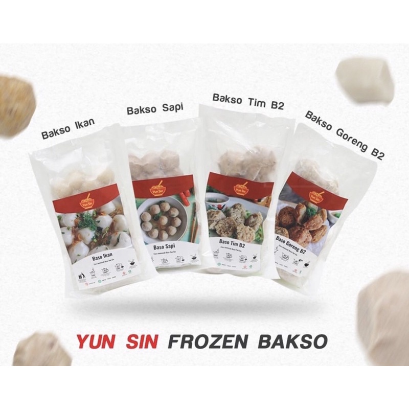 

Yun Sin Frozen Bakso Pangsit Tahu Goreng YunSin Bogor Vacuum Beku