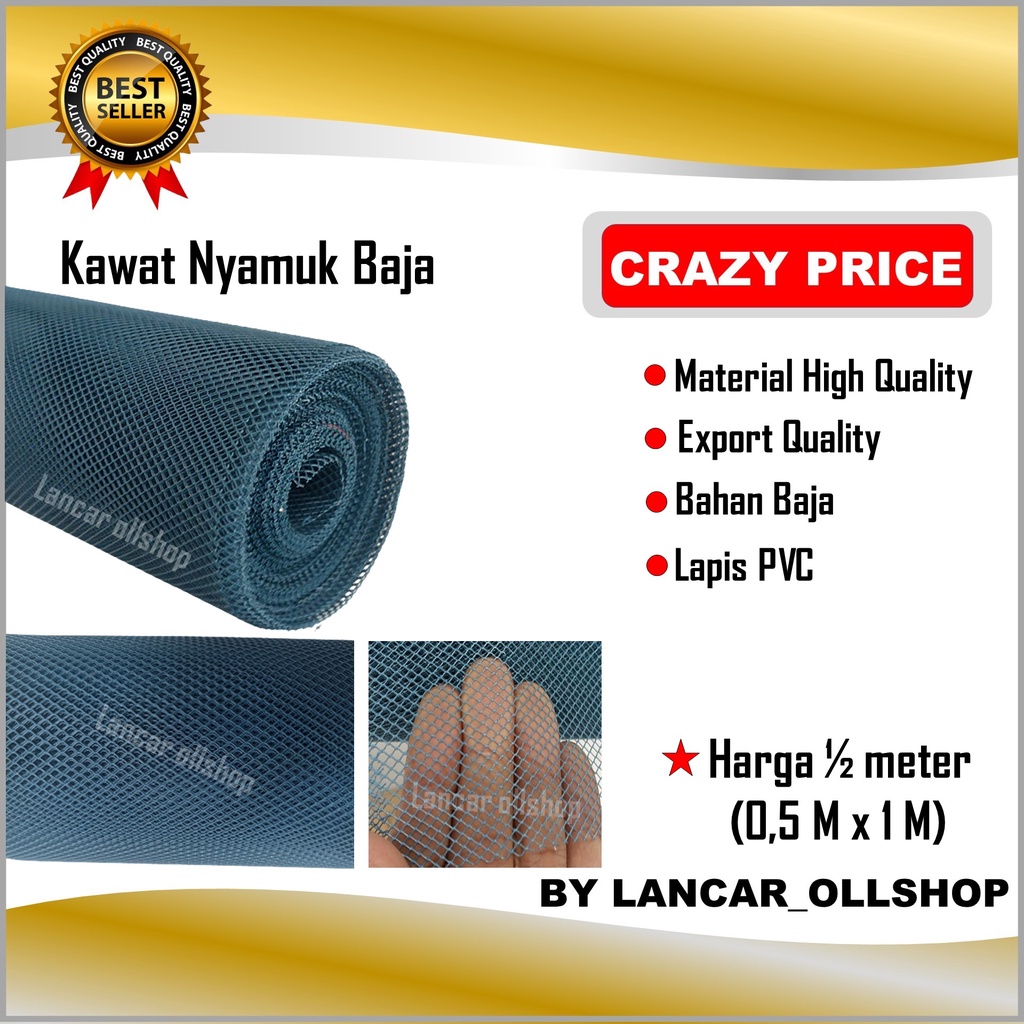 Jual Kawat Nyamuk Jaring Baja / Kasa Nyamuk / Jaring Kawat Parabola ...