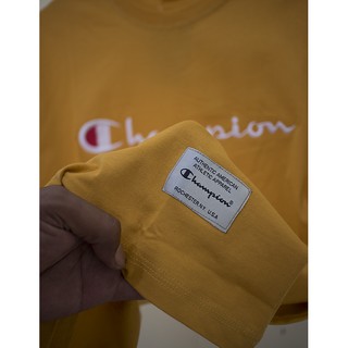  KAOS  BAJU  TSHIRT UNISEX CHAMPION  SCRIPT TEE ORIGINAL  