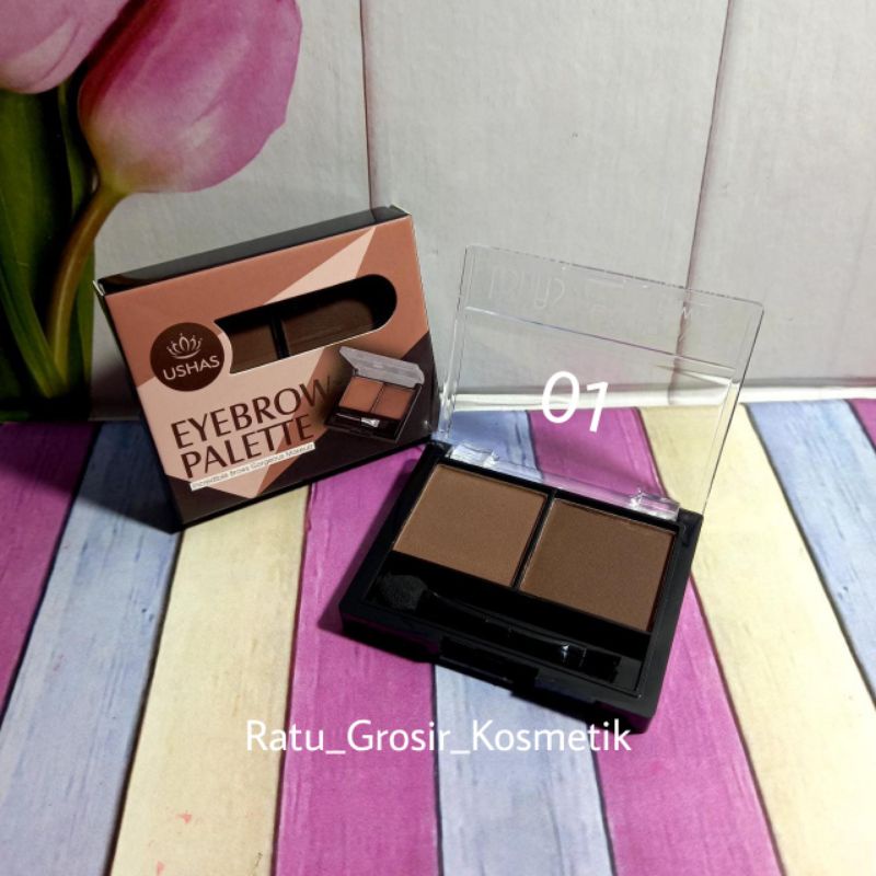 ECER!!!EYEBROW POWDER PALETTE 2 WARNA NO.ES2613/3 WARNA NO.809