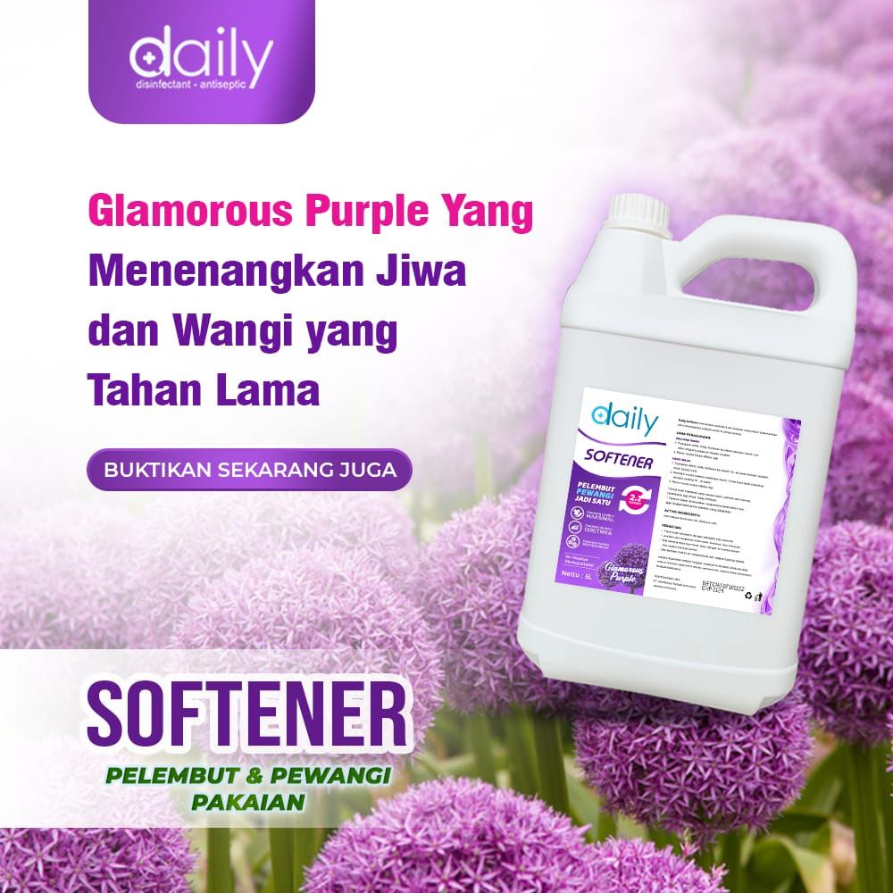 SOFTENER 2IN1 PEWANGI DAN PELEMBUT PAKAIAN 5 LITER DAILY SOFTENER