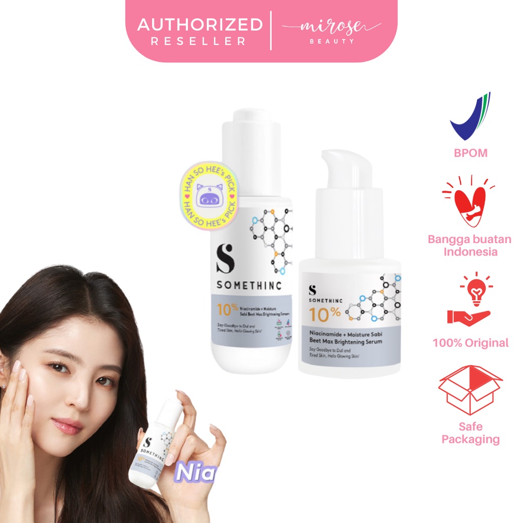 SOMETHINC 10% Niacinamide + Moisture Sabi Beet Max Brightening Serum - Kulit Cerah Maksimal (Normal)