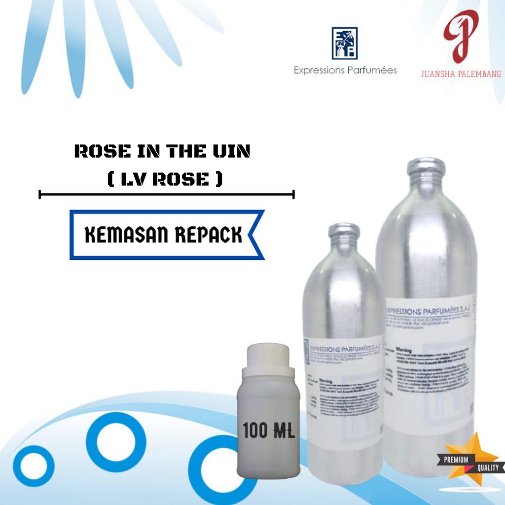 BIBIT PARFUM MURNI | ROSE IN THE UIN / LV ROSE by EXPRESSION PARFUM | 100ML REPACK