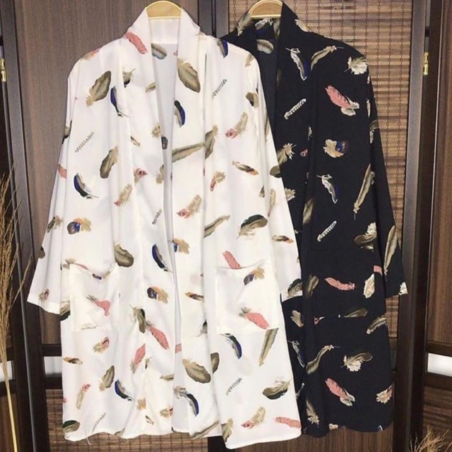 CARDIGAN MOTIF BULU MALAUNI LONG CARDIGAN-3