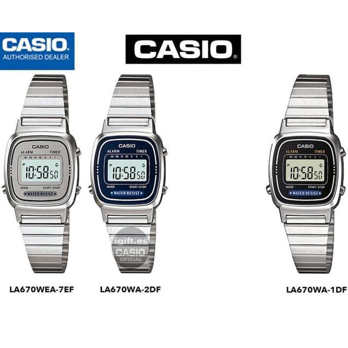 Jam Tangan Wanita / Cewek Casio LA 670WA Original
