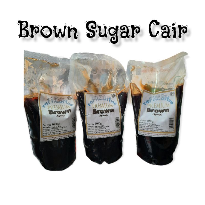 

BROWN SUGAR CAIR / 1000GR / Premium /Syrup
