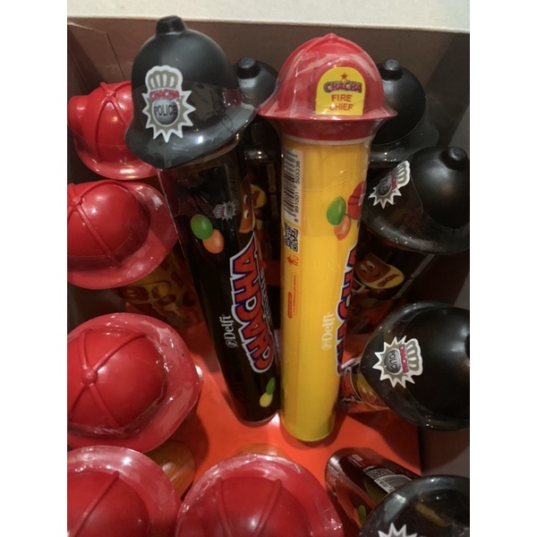 Chacha Jurasic Park Disney Collection 35 g cha cha delfi / CHA CHA MINIS POLICE 37g / Chacha Mini Firehat Limited Edition / Delfi Chacha Minis Tube