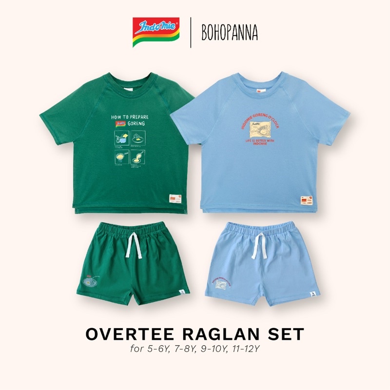 Bohopanna Indomie Raglan &amp; Family Set / Setelan Anak