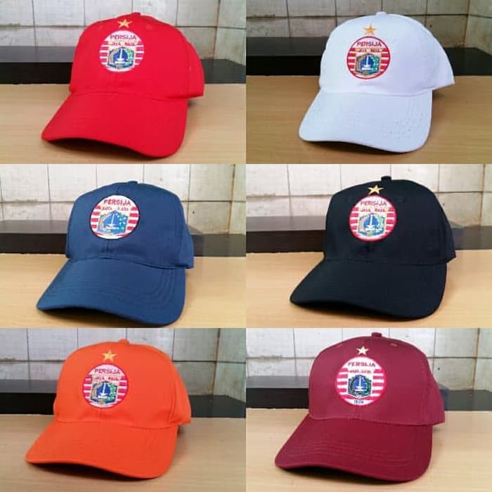 TOPI PERSIJA BORDIR topi baseball jakmania jakarta