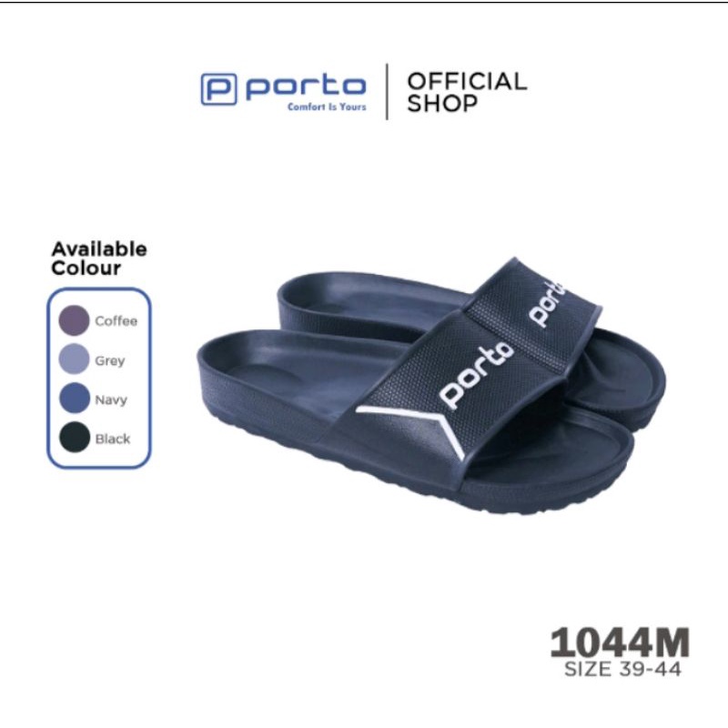 Slip on Sandal Pria Karet Ringan