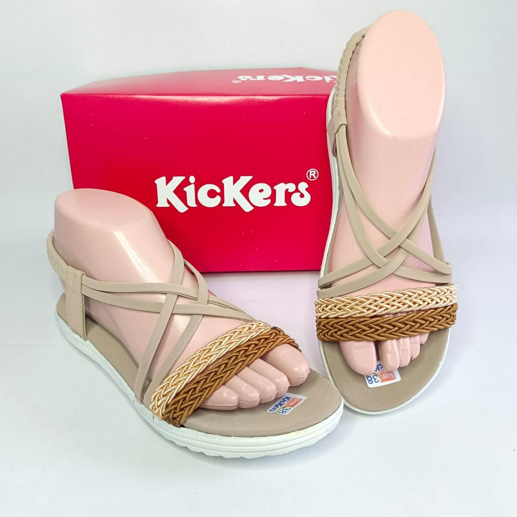 Promo!!!! Sandal Kickres Wanita Remaja/dewasa Murah model tali kepang