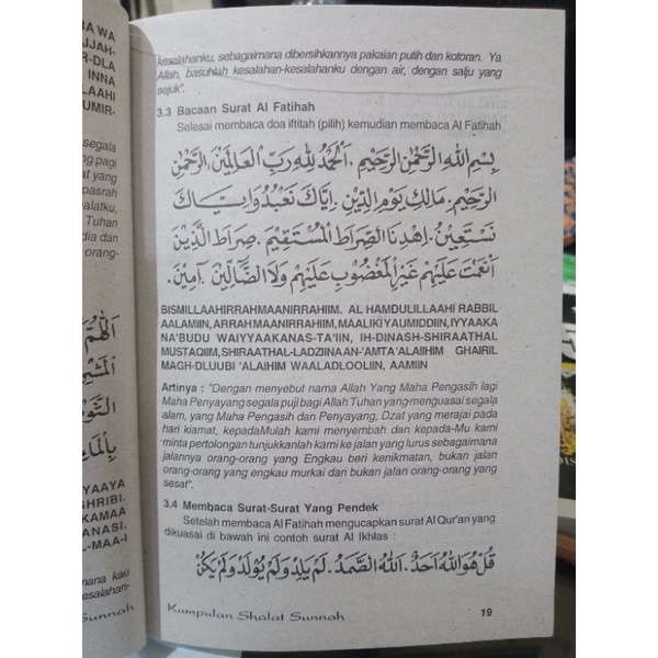 Buku Kumpulan Shalat Sunnah Lengkap (20×15cm)