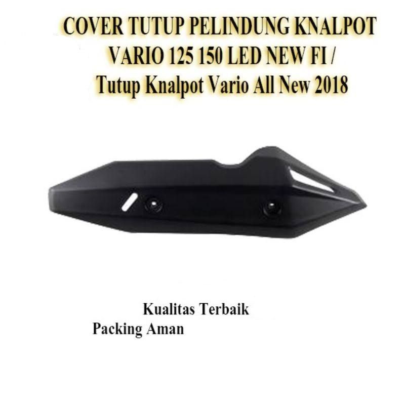 COVER TAMENG TUTUP KNALPOT ALL NEW VARIO 125/150 LED 2018 - 2023