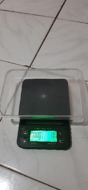 Timbangan Digital Timer Kopi 3 Kg 0.1 Gr Scale Sanbei - Tbntimer001