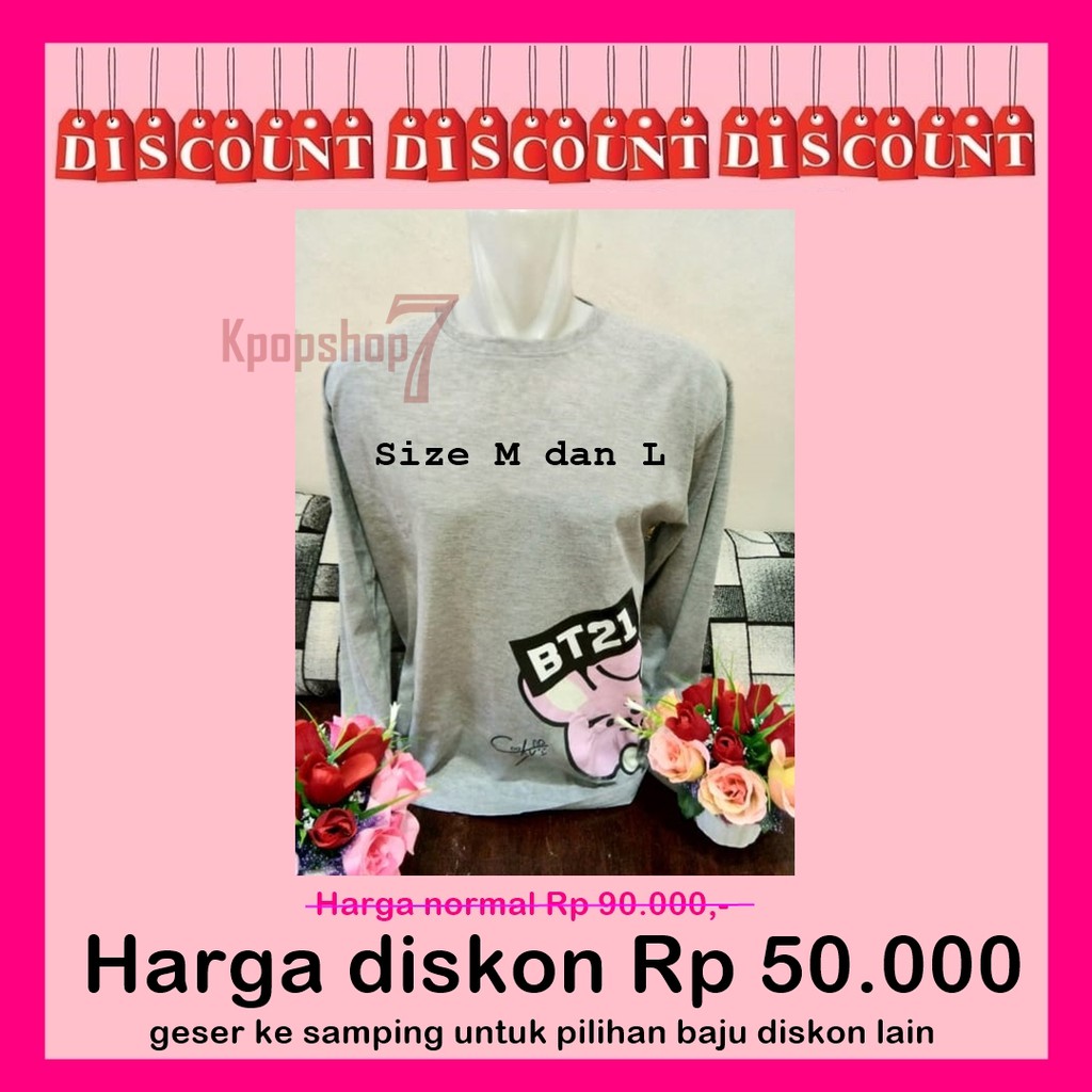 DISKON Baju bt21 kaos bt21 tshirt bt21 bangtanboyss