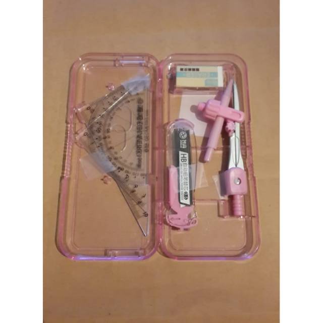 

Jangka Set Paket Busur 180 , Segitiga Ganda, Penghapus