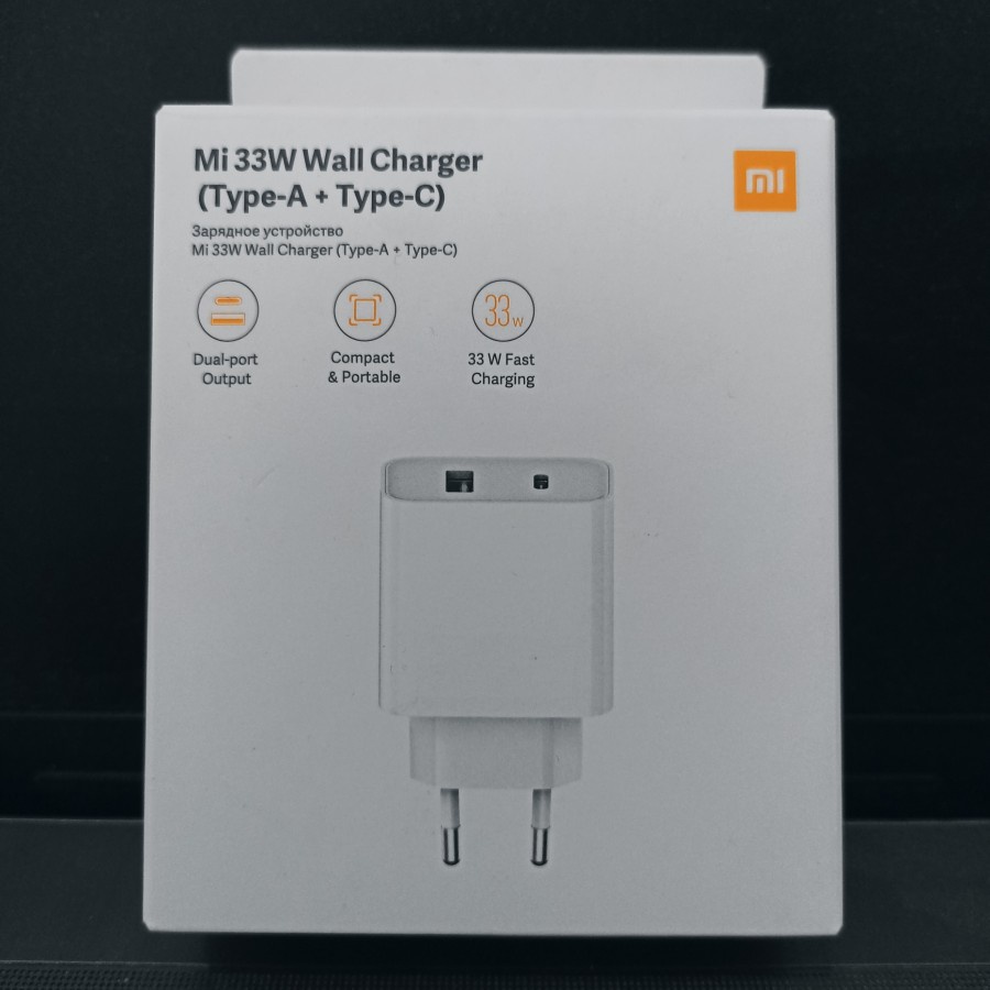 Mijia 33W Wall Charger Type-A to Type-C Fast Charging