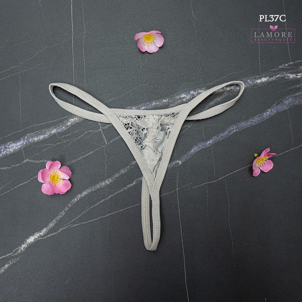 [PRODUK TERPERCAYA] SLEEPWEAR BAJU TIDUR SEKSI LINGERIE SEXY LACE ABU ABU PL37C-4