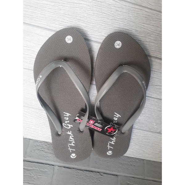 Murah!!! Sandal Perempuan atau Wanita Dewasa Polos Sablon Think