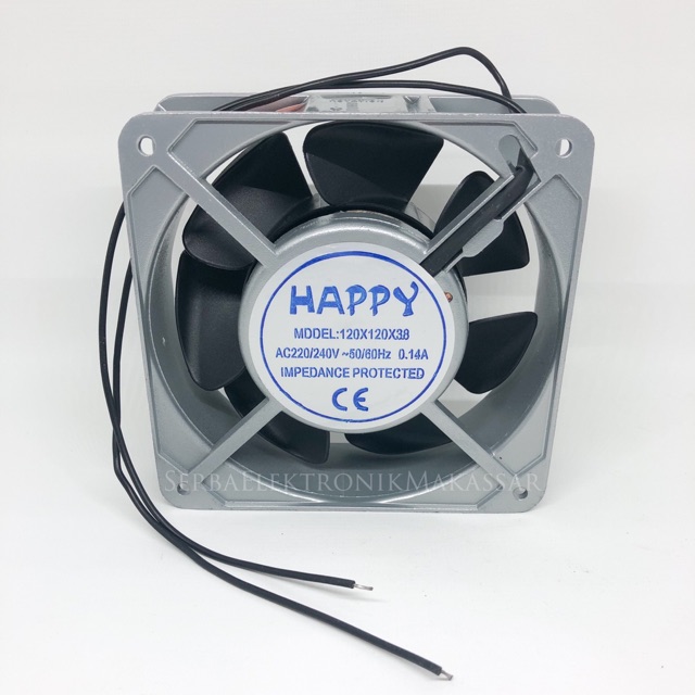 Kipas Panel Fan AC Merk Happy 12cm