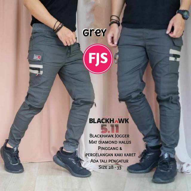 Blackhawk 511 Celana Panjang Jogger Pria Dewasa 28 29 30 31 32 33 Halus Hitam Cream Mocca Jumbo