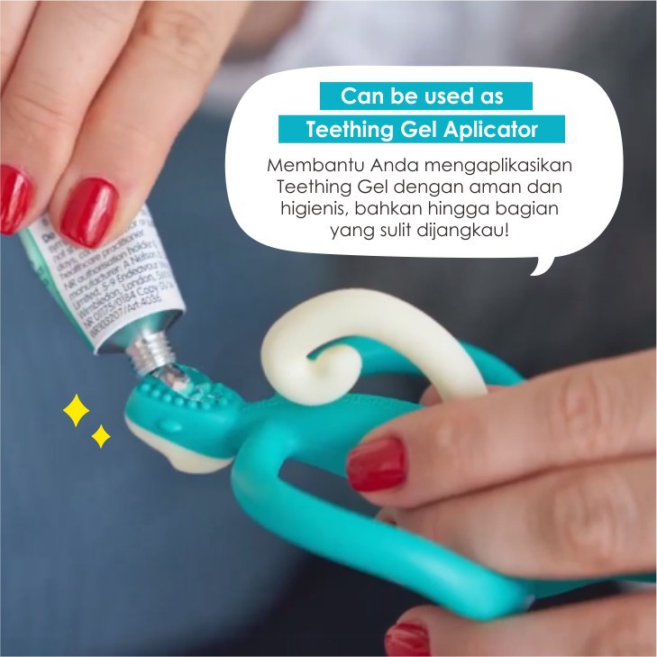Matchstick Monkey - Teether Baby - Teething Toy Bayi - Gigitan Gusi Anak Bayi - Sikat Gigi Mainan-3