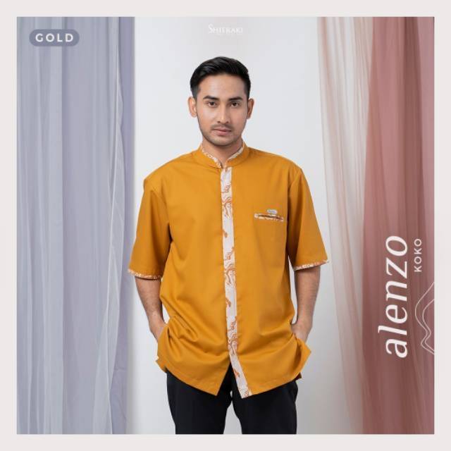 Alenzo Koko by Shieraki/Koko Lengan Panjang/Koko Lengan Pendek/Koko Toyobo Fodu