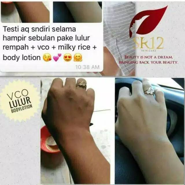 Whitening Night Body Lotion With Sakura Frogrance Series SR12 / Pencerah Tubuh / Pelembab Tubuh