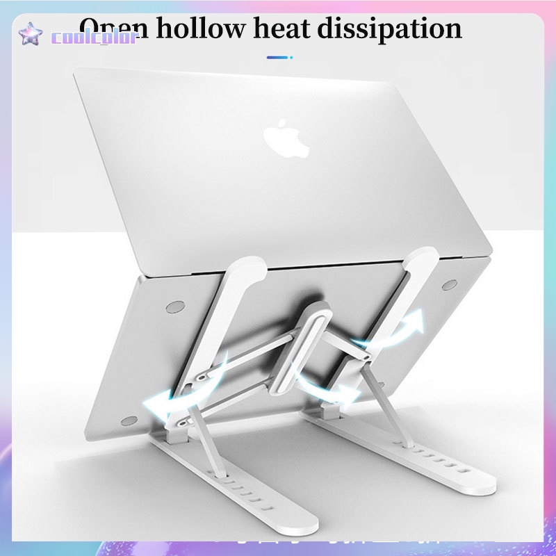 [Ready stock]Stand Laptop Lipat Bahan Aluminum Alloy Untuk Macbook Pro fashion praktis COD