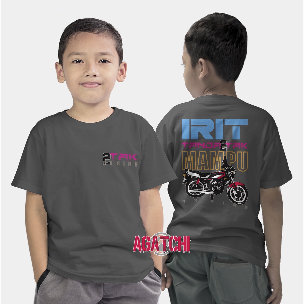 Baju Kaos Atasan Anak Laki-Laki Agatchi Motif King